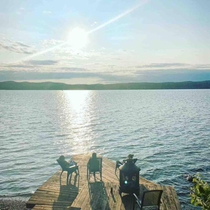 Le Vacancier Sur Le Lac Saint Denis de Brompton Exterior foto